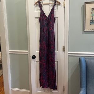 Anthropologie Portsmouth Jumpsuit in Blue Motif - S